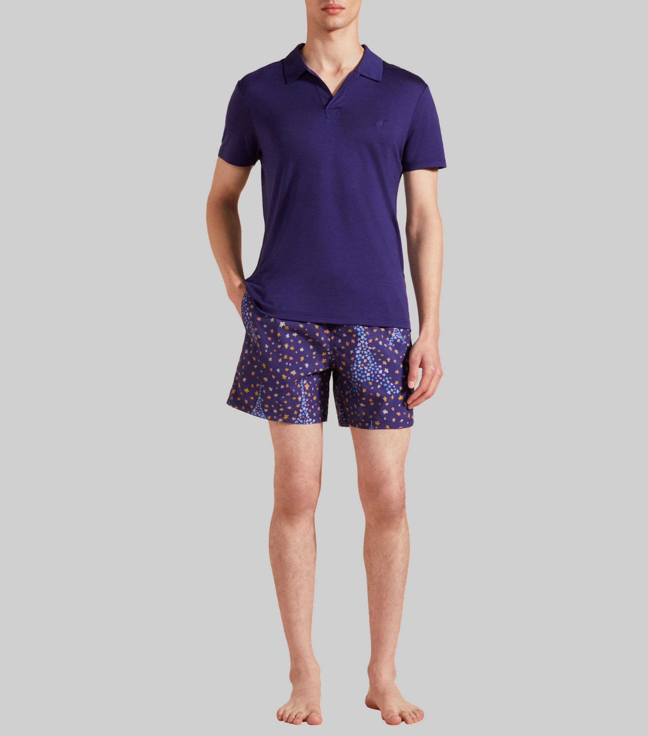 Playera tipo Polo de manga corta Hombre